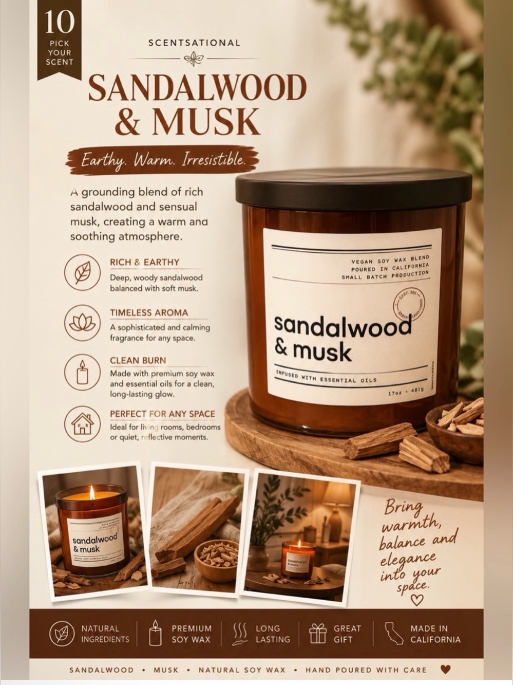 Buy now: SAND + PAWS Pet Odor Candle or Lux Candles — Buyer’s Pick - Picture 10 of 10